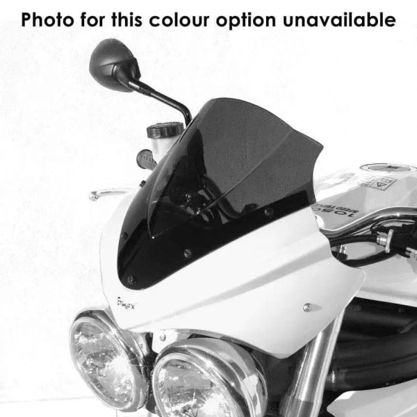 Ermax Ermax nose fairing | jet black with dark smoke screen | triumph speed triple 1050 2005>2007